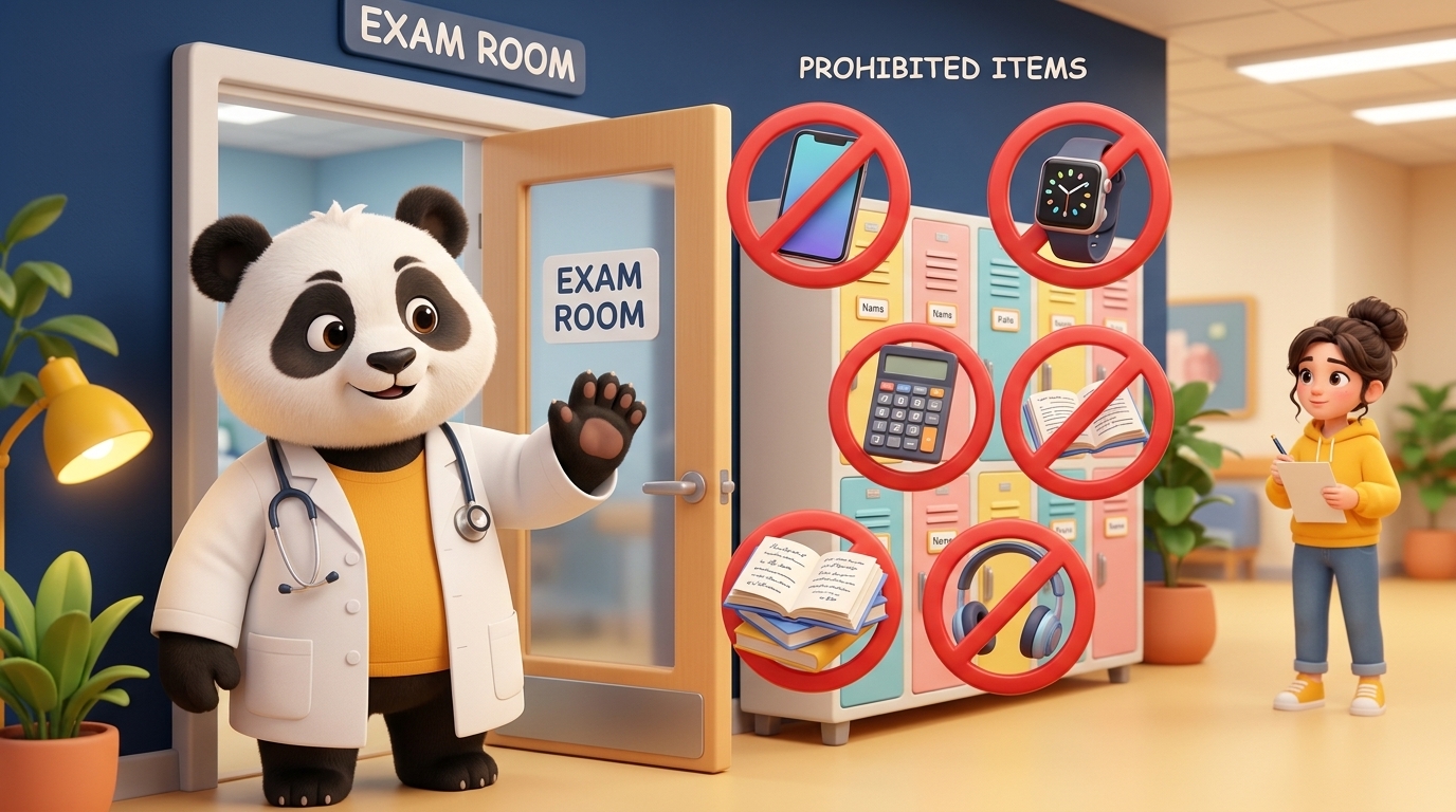 Exam-day rules