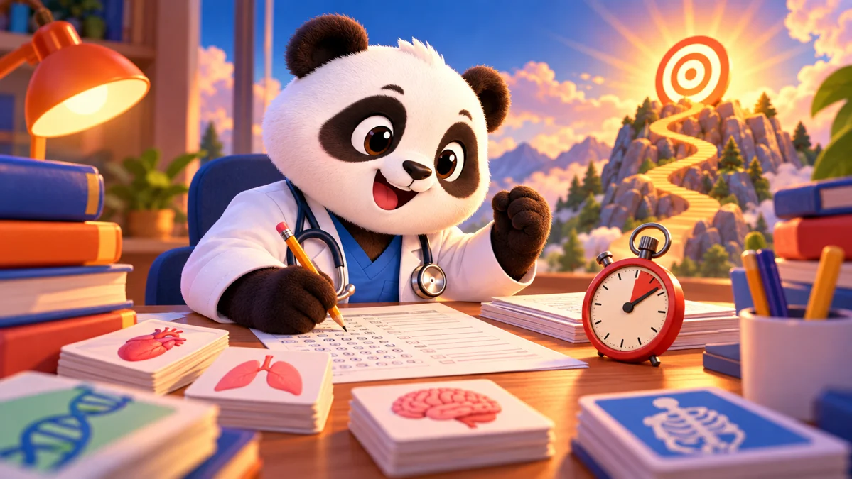 Dr. Pando practicing timed exam questions — 2-Month Crash