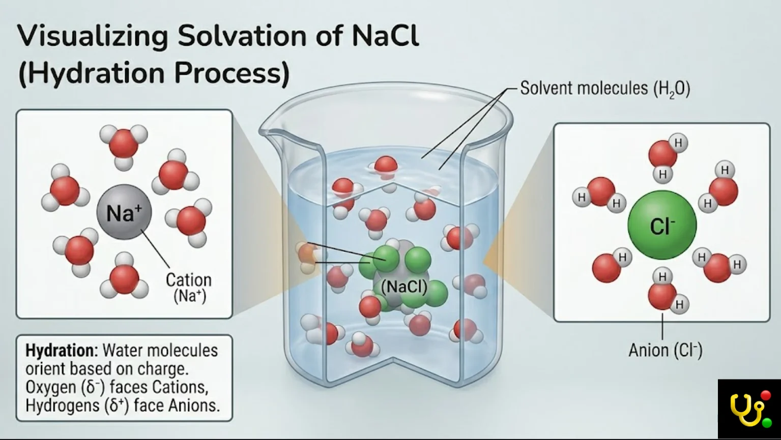Solvation of NaCl