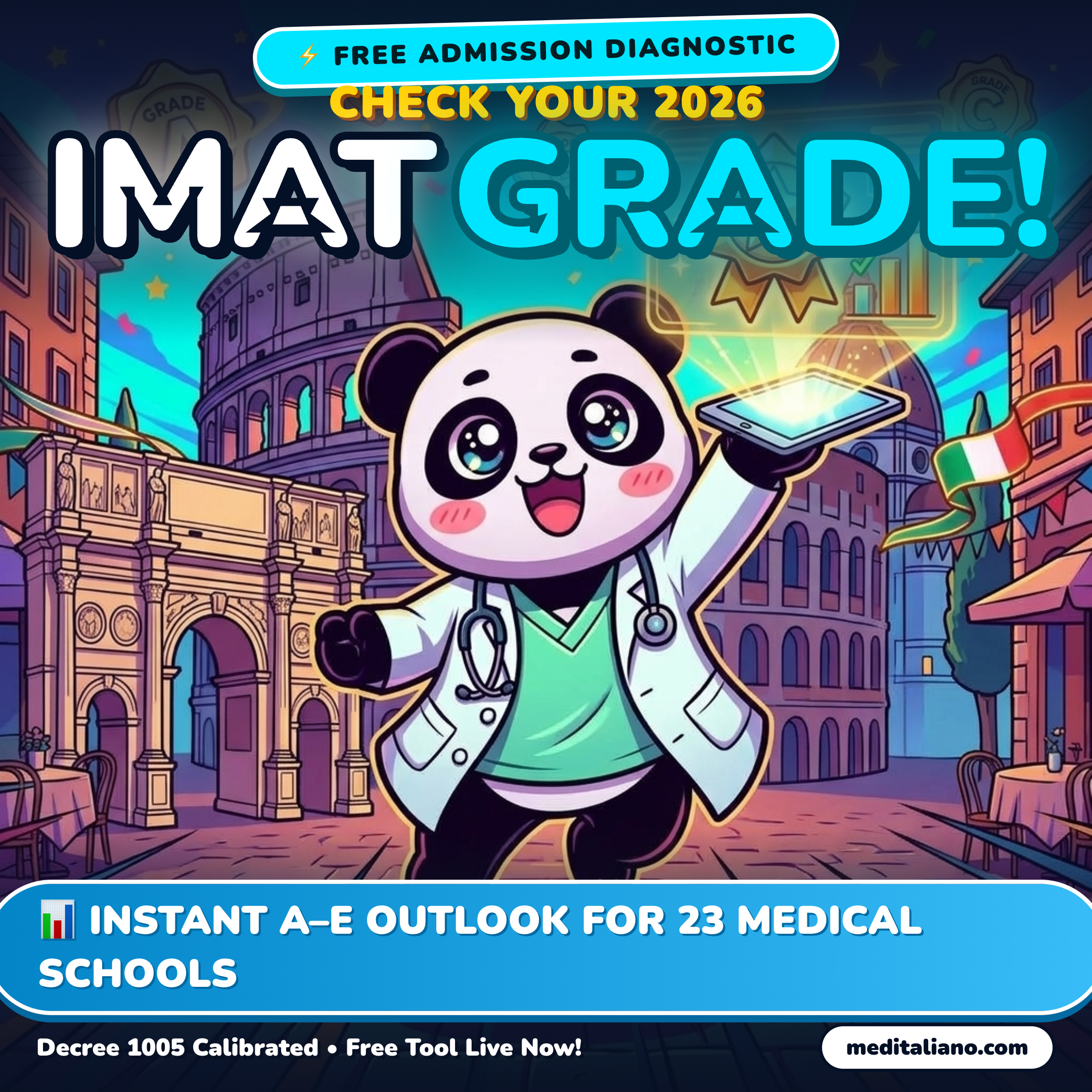 IMAT 2026 Score Distribution